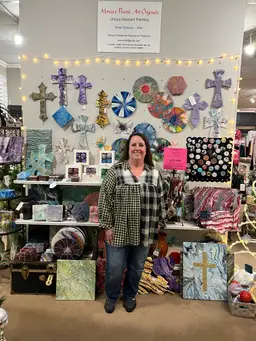 Monica’s Poured Art