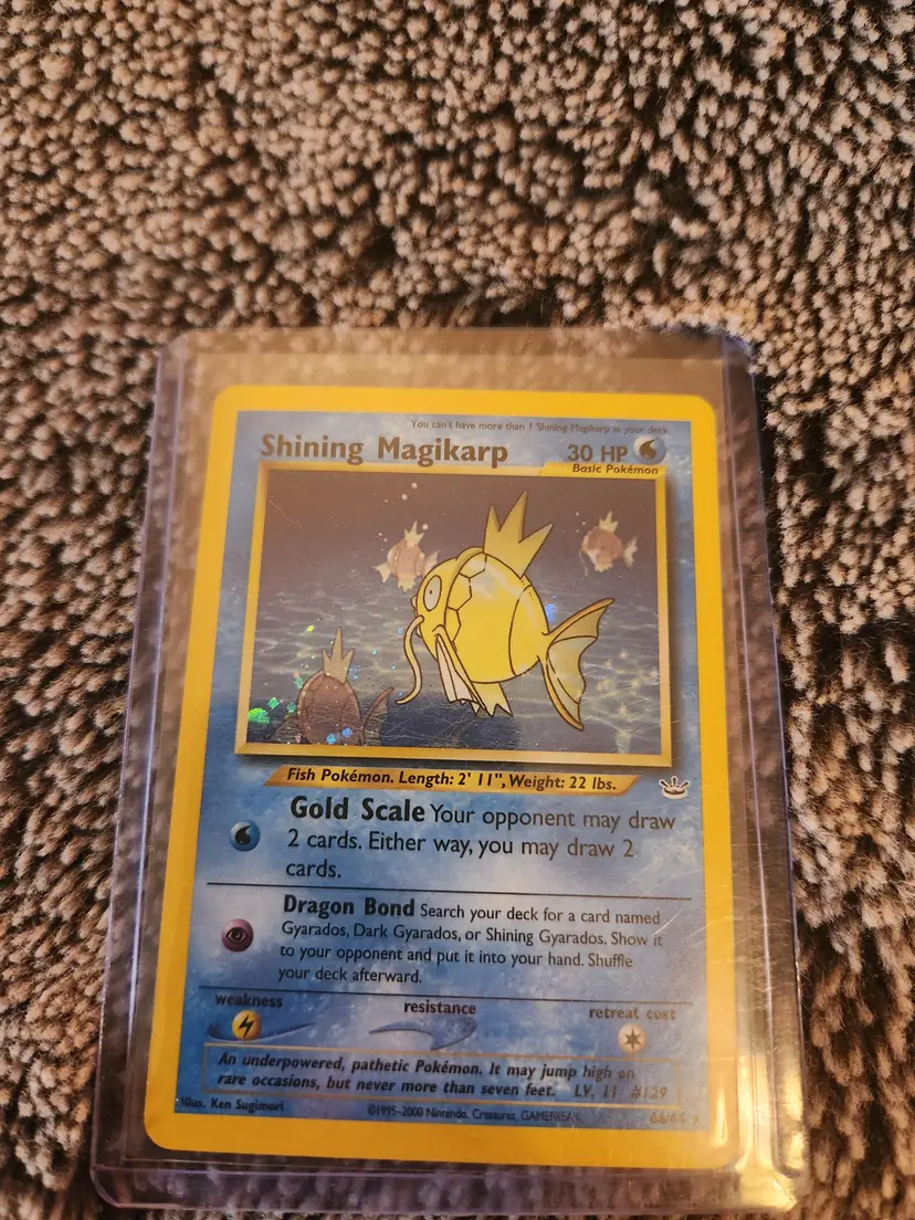 Shining Magikarp Pokémon Card