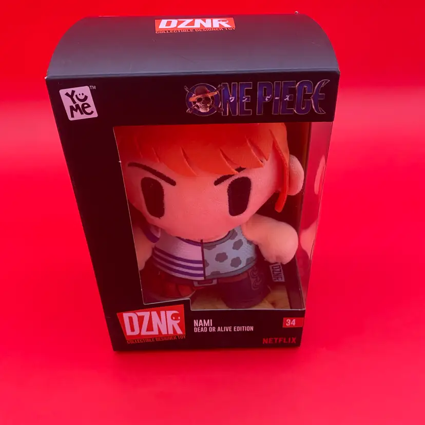 One Piece Nami Dead or Alive Edition Plush - New in Box - DZNR - YuMe - Netflix