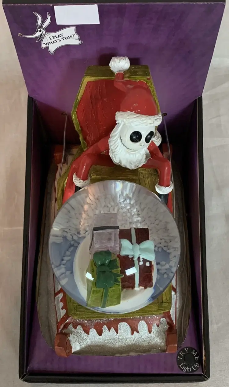 Nightmare Before Christmas Light Up Waterglobe Jack Skellington