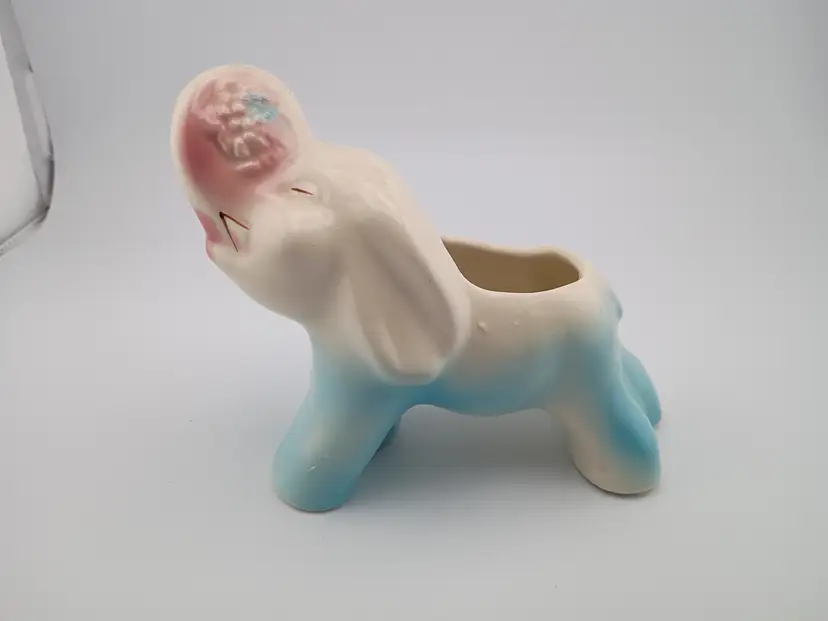 Ceramic elephant planter