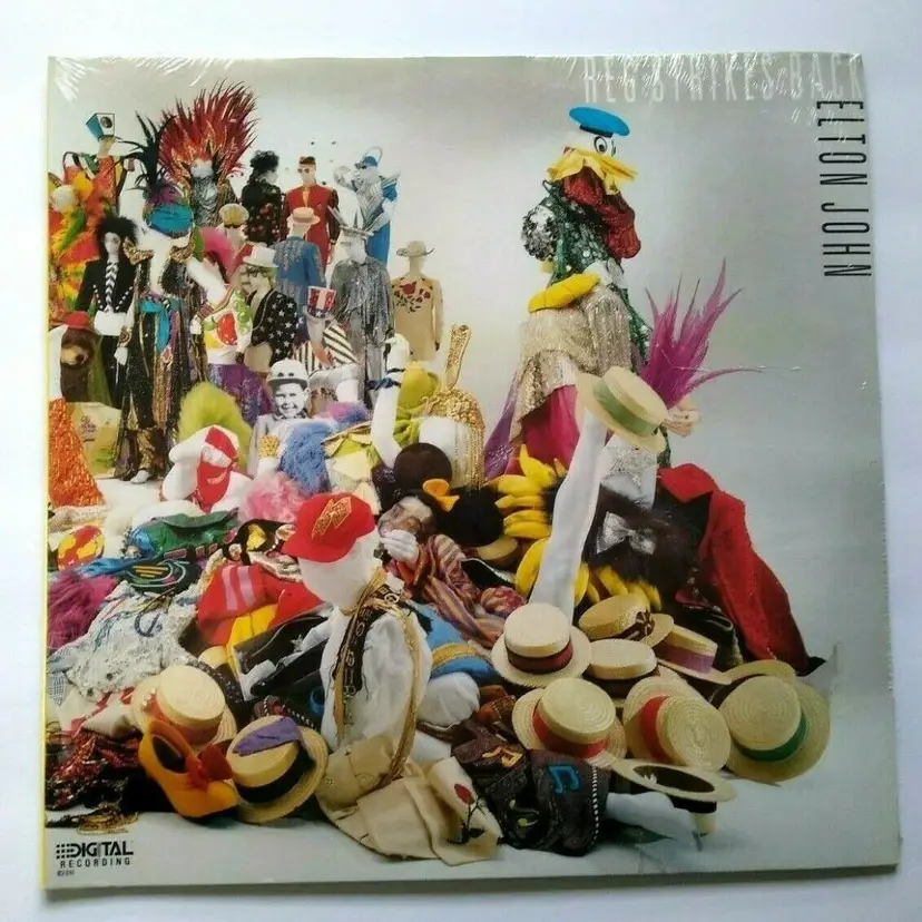 Elton John Reg Strikes Back Vinyl LP Record Album Sealed Canada 1988 Pop Rock