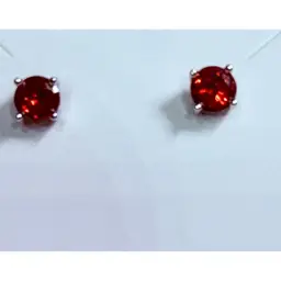 Garnet  Stud Earrings