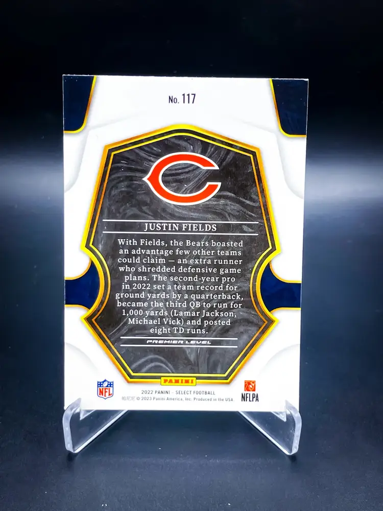 2022 Select Justin Fields #117 Chicago Bears