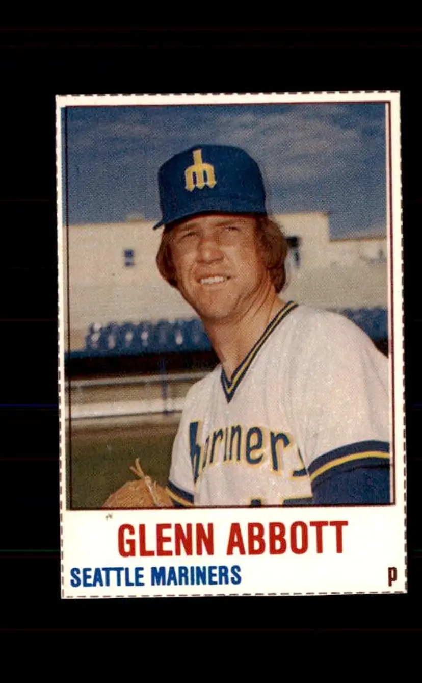 1978 Hostess #17 Glenn Abbott - (pk4) - Seattle Mariners
