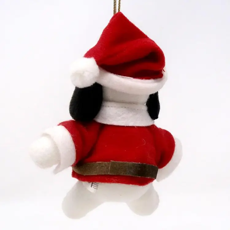 Snoopy Santa Plush Ornament - Peanuts Christmas Decor