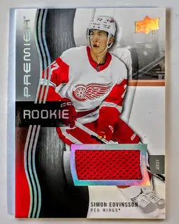 2023-24 Upper Deck Premier Hockey Simon Edvinsson Rookie Jersey