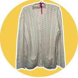 Vtg. White Sweater