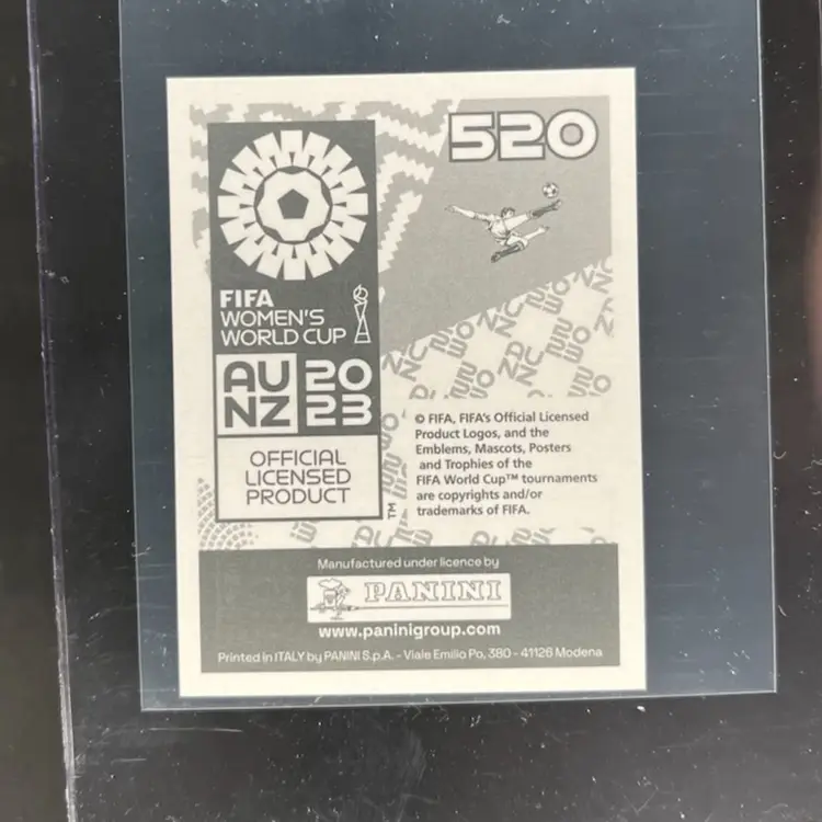 Jule Brand 2023 Panini Women’s World Cup Sticker Germany Soccer Card