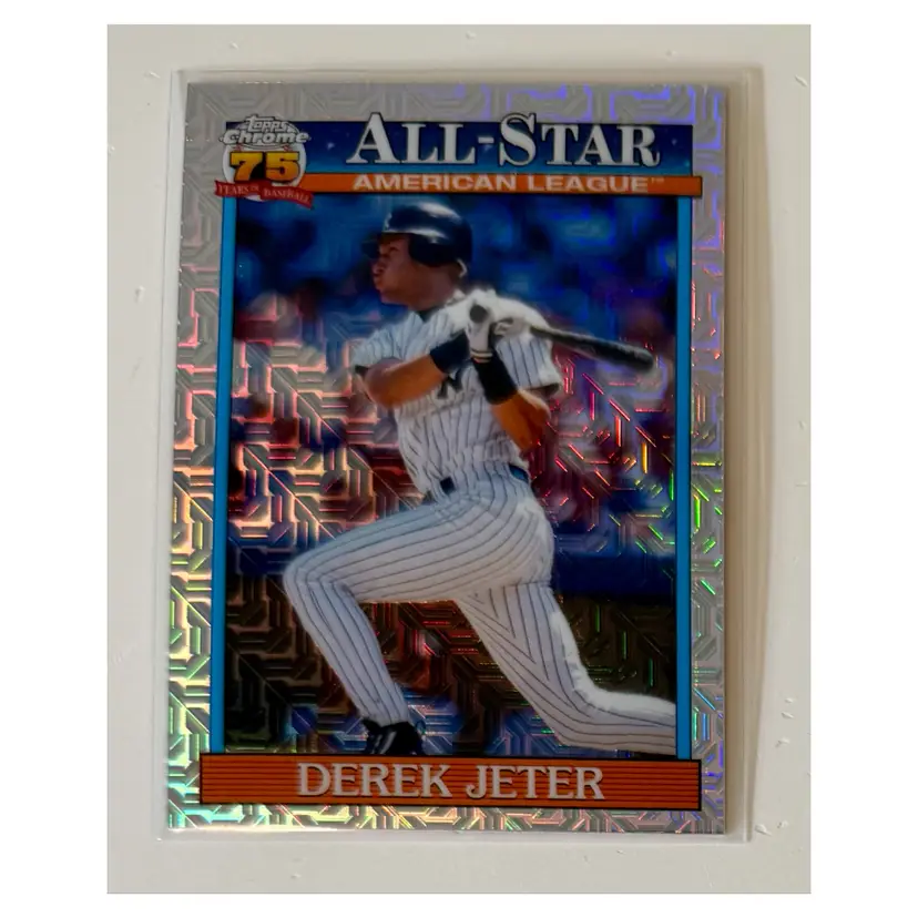 Derek Jeter 1991 Topps All Star Silver Pack New York Yankees