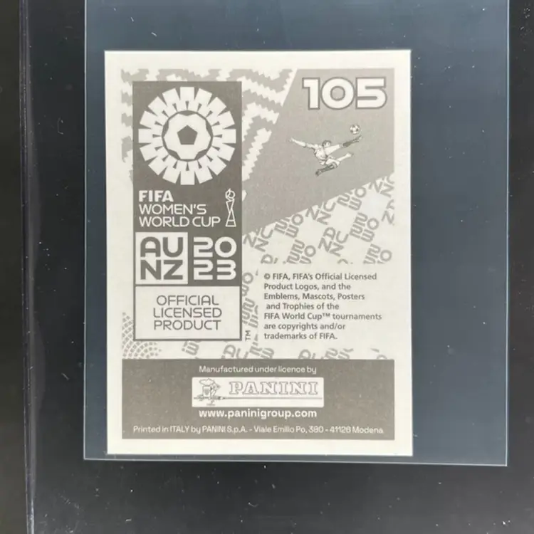 Amber Barrett 2023 Panini Women’s World Cup Sticker Ireland Soccer Card