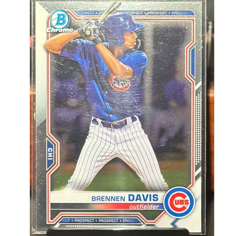 Brennen Davis Chicago Cubs 2021 Bowman Chrome Prospects