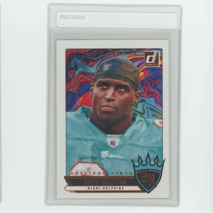 Football 2025 Donruss Gridiron Kings Ricky Williams #ATGK-RWS Miami Dolphins