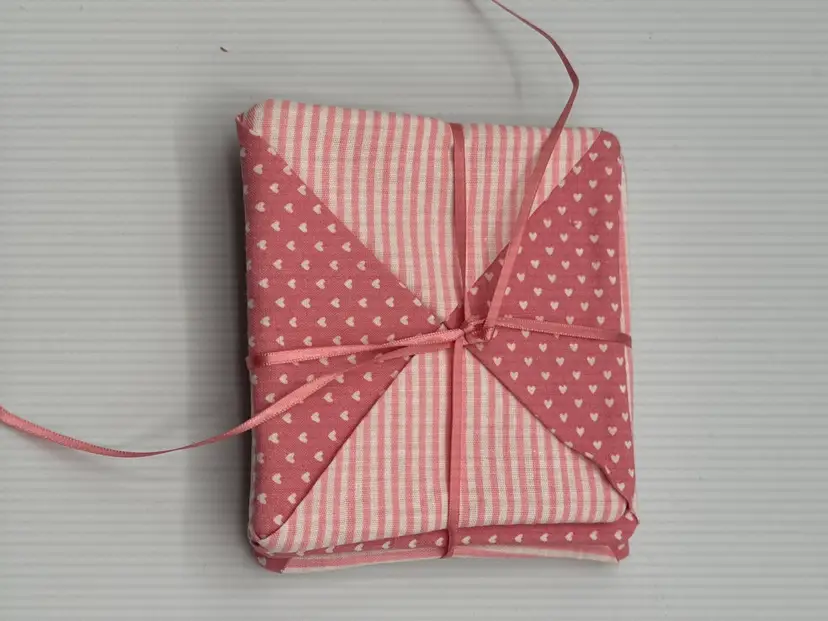 Made With Love Pink Quilted Coasters