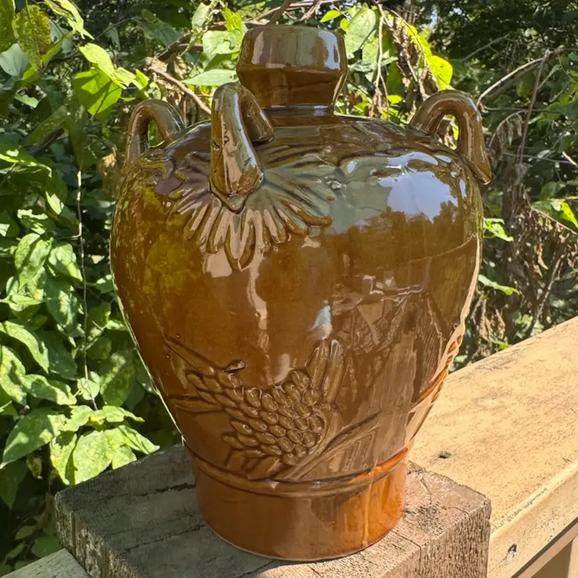 Vintage Chinese Rice Wine Jug