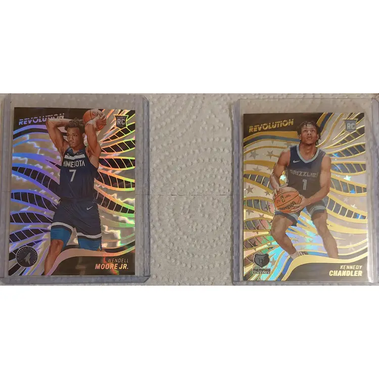 2022-23 Panini Revolution Kennedy Chandler RC Astro + Wendle Moore Jr Asia /75