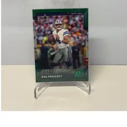 2017 Donruss Green Press Proof Dak Prescott