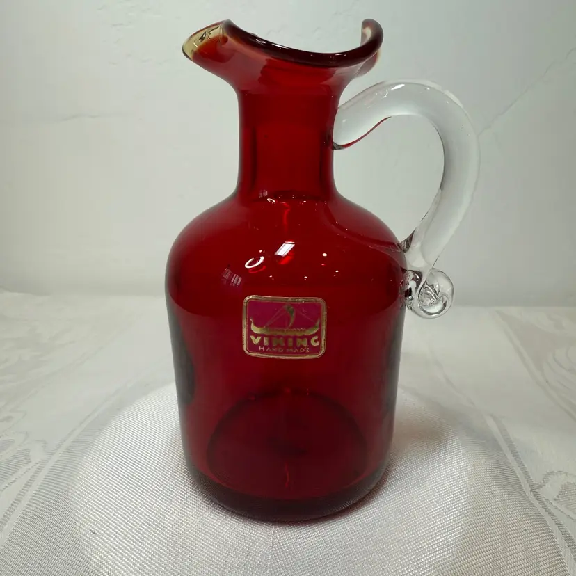 Vintage Viking Glass Cruet