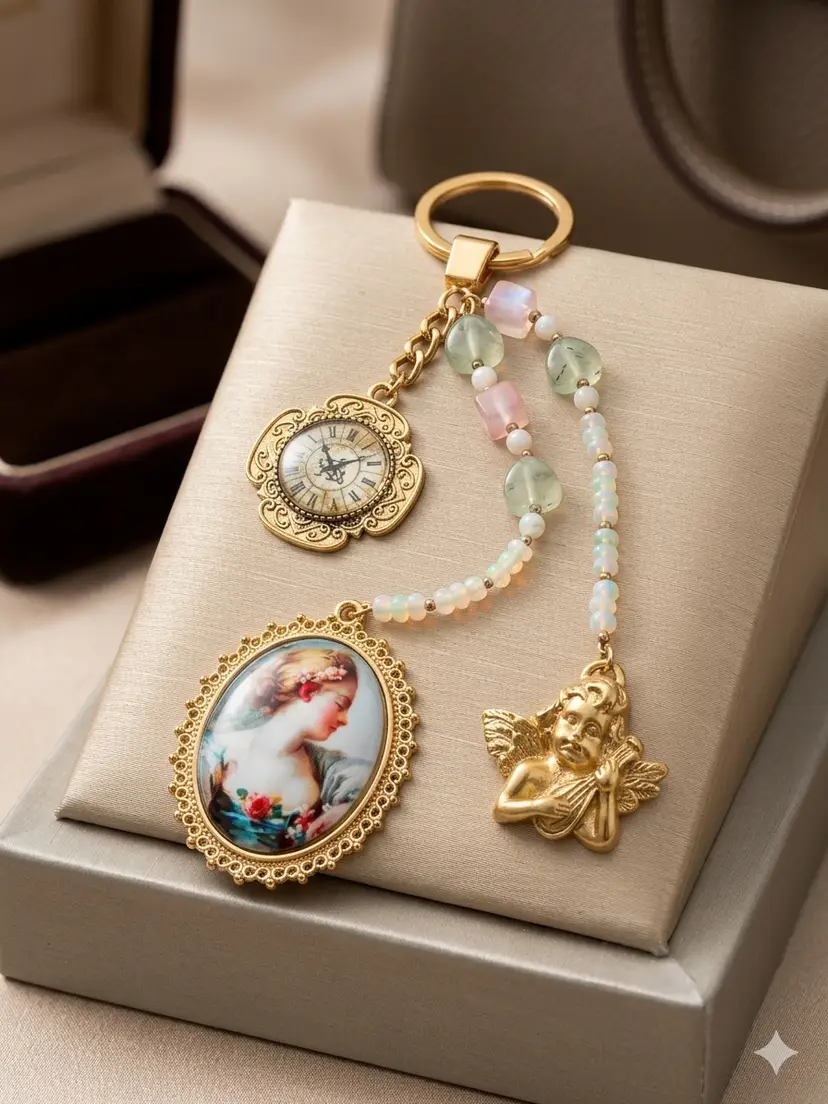 Niknax Rare Collectible Art Bag Charm Keychain Vintage LV MASTERS ART bag collection Keyring | OOAK Treasure Find