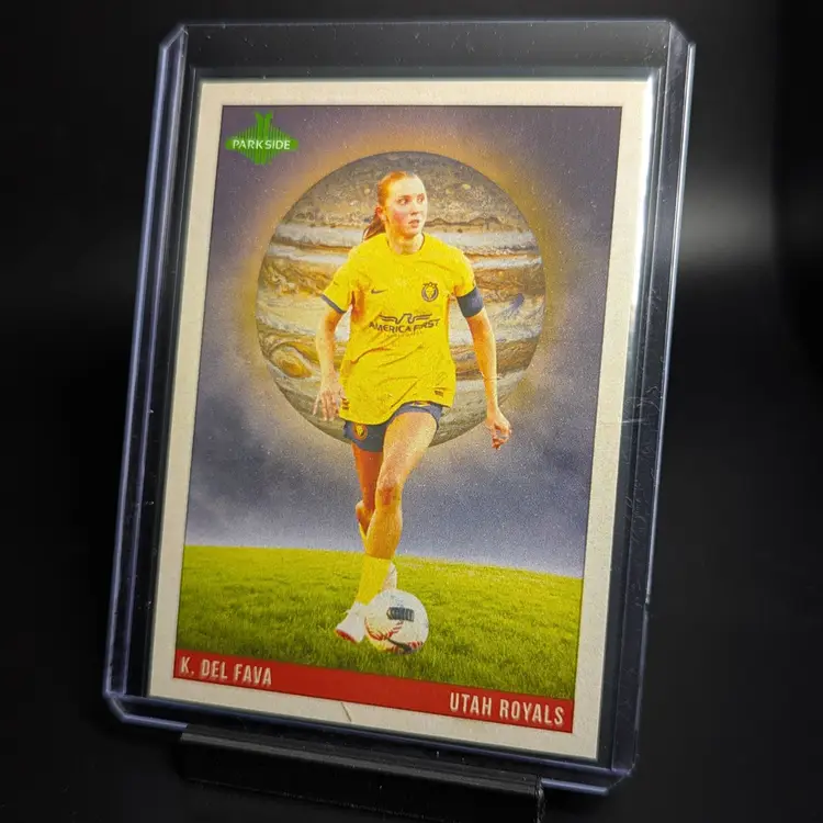 2025 Parkside NWSL Vol 1 Vintage Jupiter /75 #62 Kate Del Fava Utah Royals