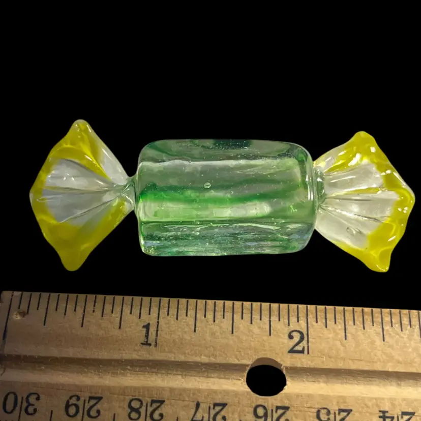 Vintage Unknown Artist Handblown Glass Candy Under 3β