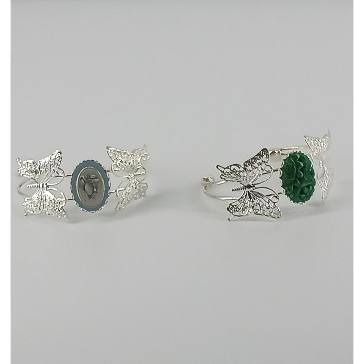 Two Handmade Cuff Bracelets