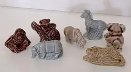 Ceramic Wade Whimsies, 7 total. In excellent condition!