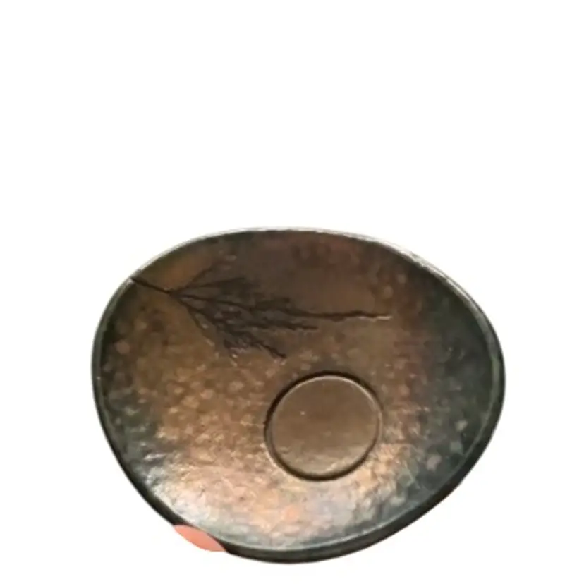 Raku Trinket Dish Measures 5.5”x4.5”