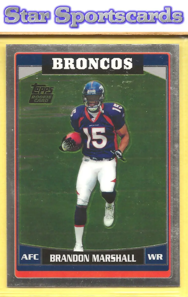2010 Topps Chrome #385 Brandon Marshall Anniversary Rookie Reprints Broncos