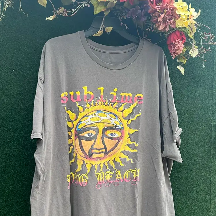 Sublime Gray Fashion T-Shirt.