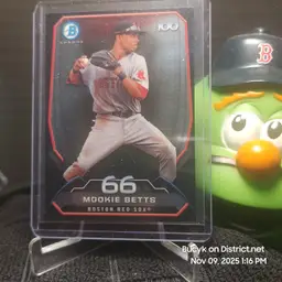 2014 Bowman Chrome Top 100 - Mookie Betts Boston Red Sox