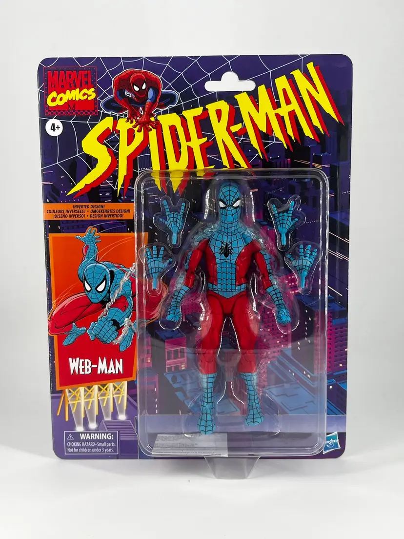 Hasbro Marvel Legends Web-Man Spider-Man Figure NIB Retro Collection