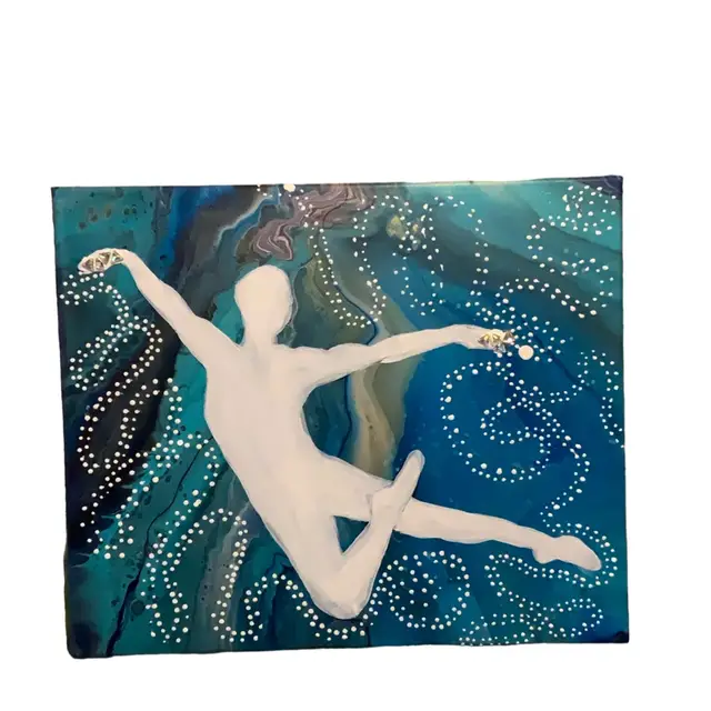 “Love Is Love-Sparkle” Rainbow 🌈 Carnival Of Color Celebration Week On Niknax.net Original Art Signed By Artist 24” By 20”