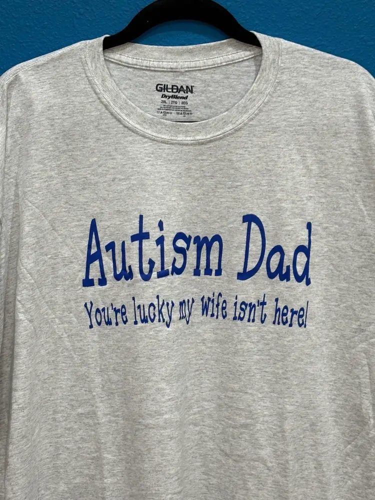 Autism Dad T-Shirt Size 2 Xl