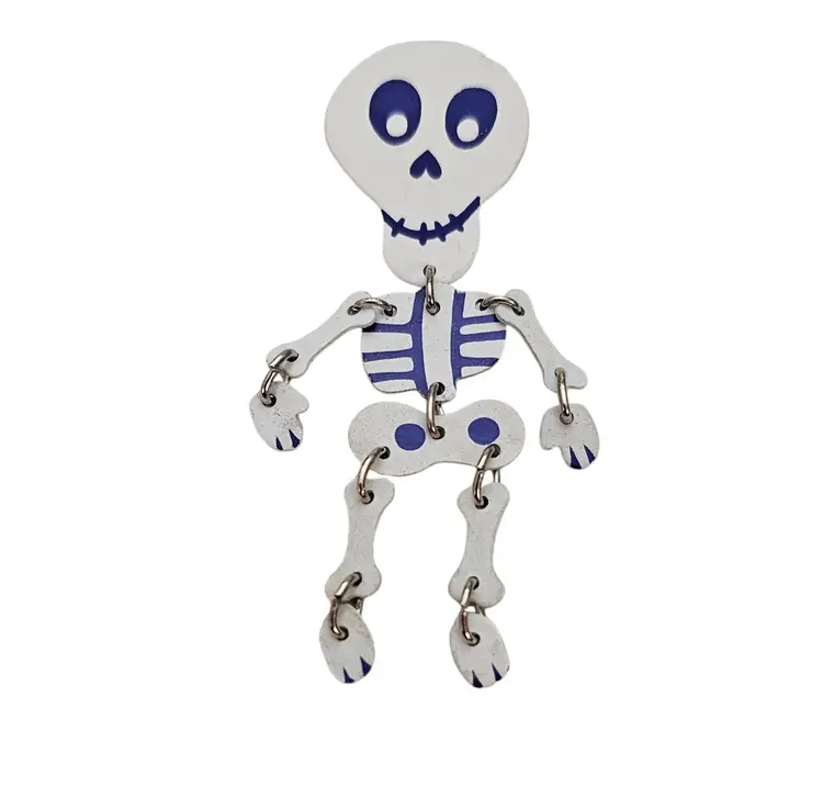Hallmark Articulated Dancing Skeleton Lapel Pin L441