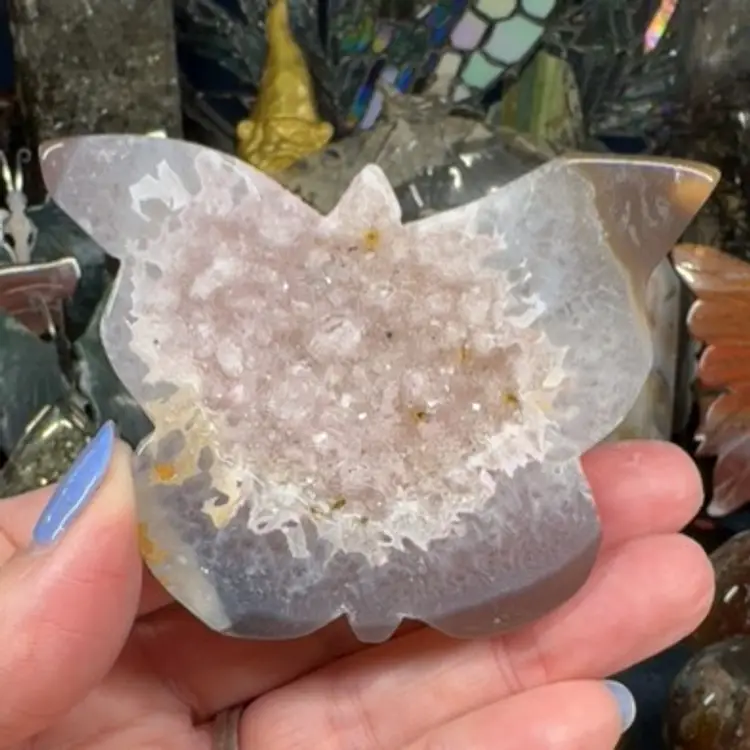 Jelly Agate Butterfly 12B