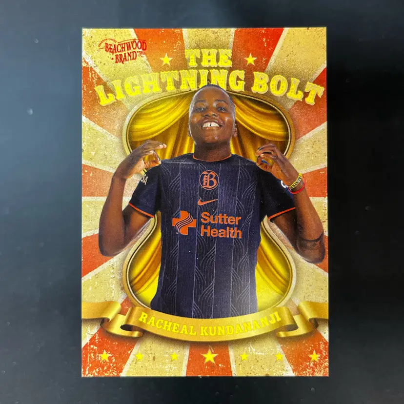 Racheal Kundananji 2025 Beachwood Brand Circus /100 Soccer Card