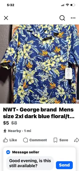 Voice Of Men’s NWT Shirts