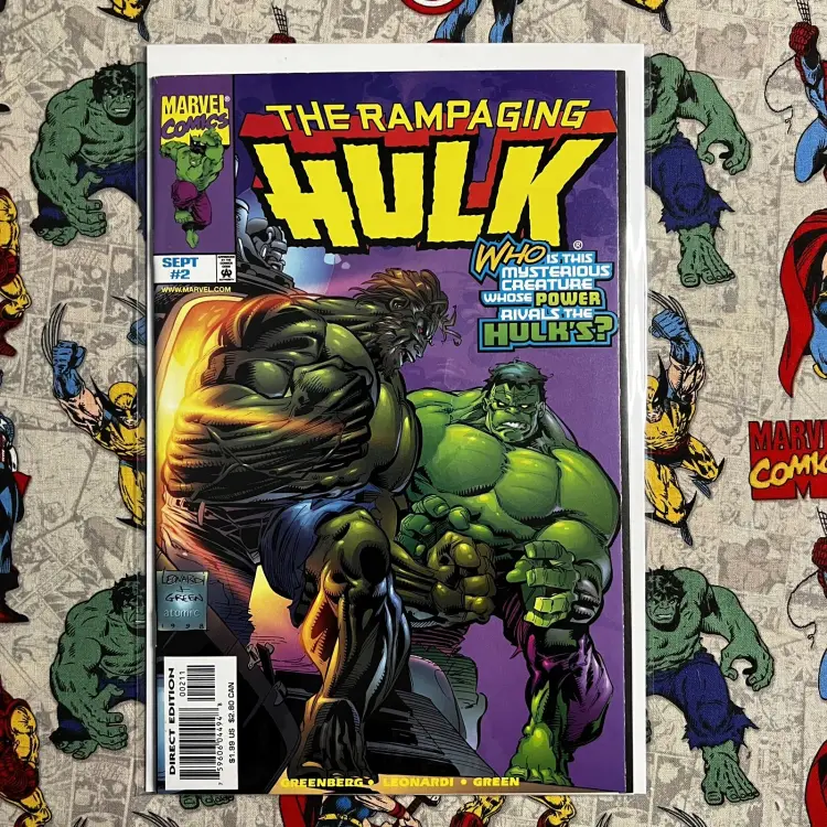 RAMPAGING HULK #1-6 1998 Lot of 7 MARVEL Leonardi Fantastic Four Variant Cover