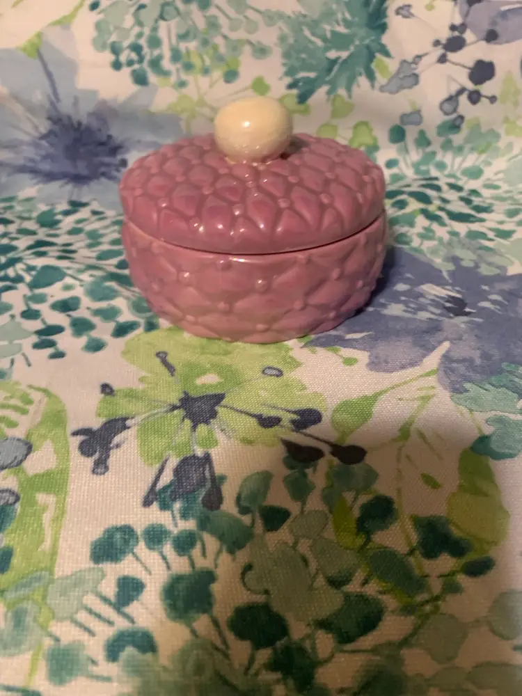 Vintage Arnels Ceramic Trinket Dish with lid