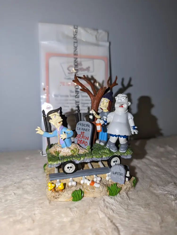 Simpsons Z Is For Zombie Train Piece Treehouse Of Horror Hamilton Collection