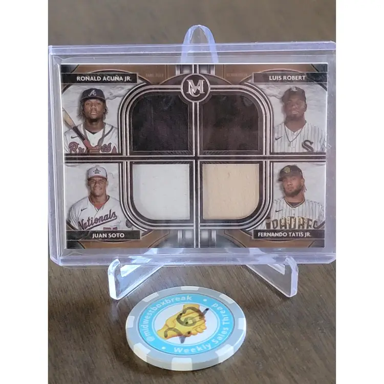 2021 Museum Collection Quad Relic Tatis Acuna Soto Robert 09/99