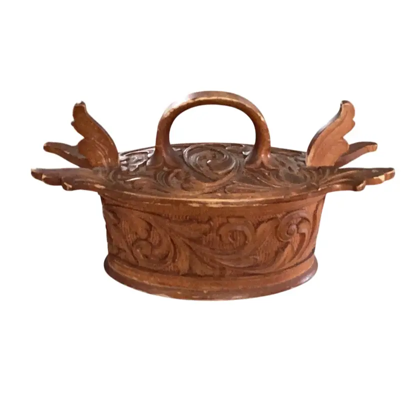 Norwegian Oval Tine Box (Brides Box) Traditional Bentwood Box