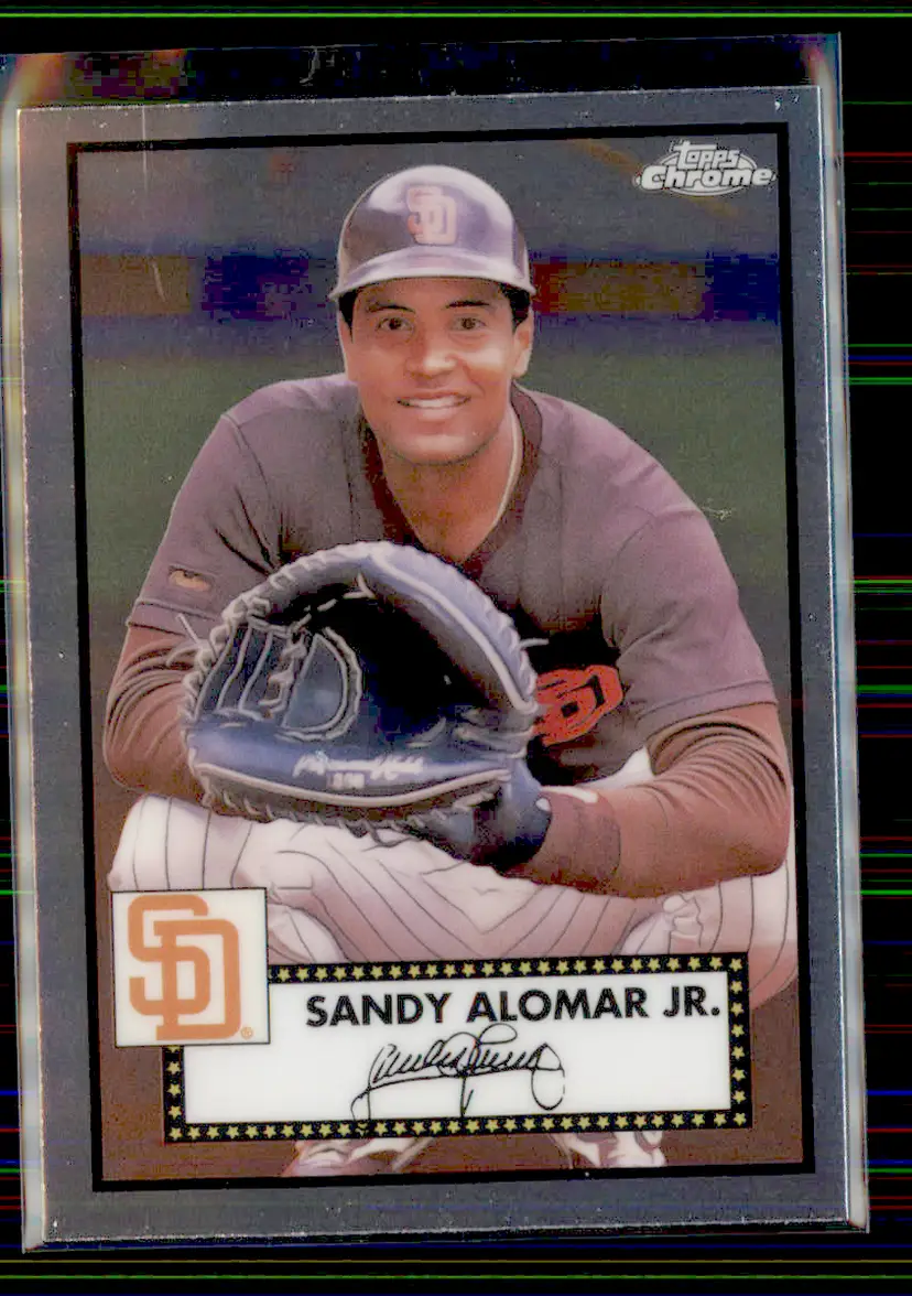 Sandy Alomar Jr. 2021 Topps Chrome Platinum Anniversary #685 - San Diego Padres - (153-336)