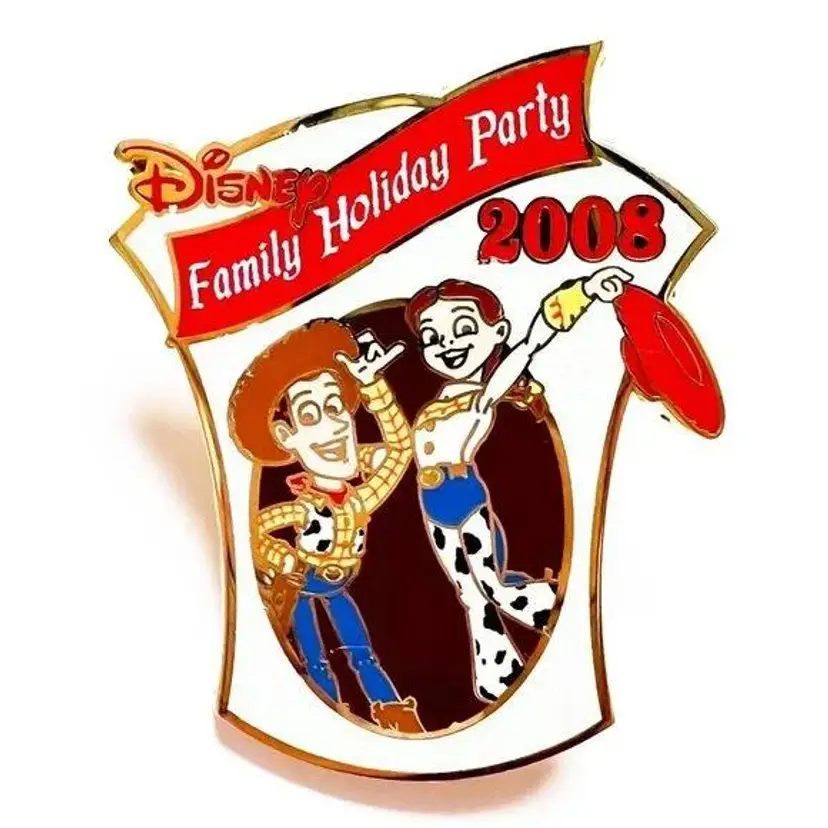 Disney Family Holiday Party 2008 Woody and Jessie Cast Exclusive Limited Edition