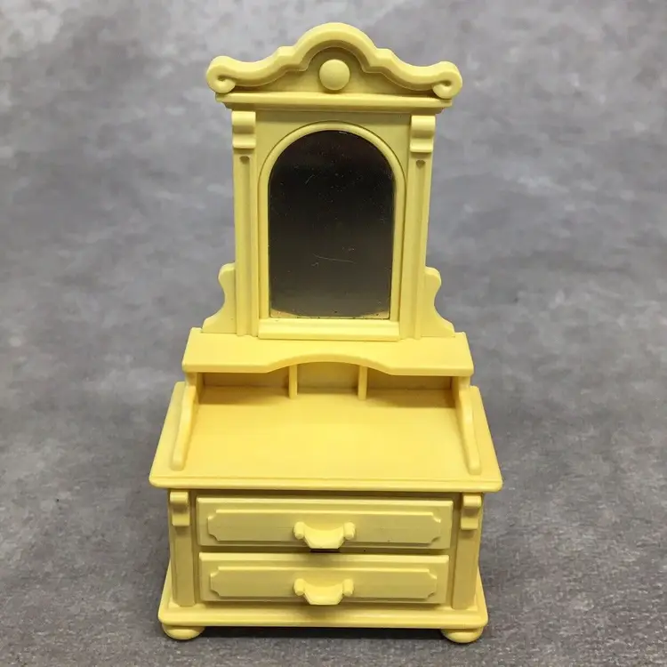 Playmobil Yellow Victorian Vanity w/Mirror- Incomplete