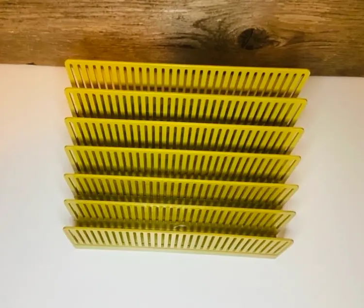 Vintage Eldon Mail Sorter Organizer with Wall Mount Mid Century Modern Industrial Retro Office