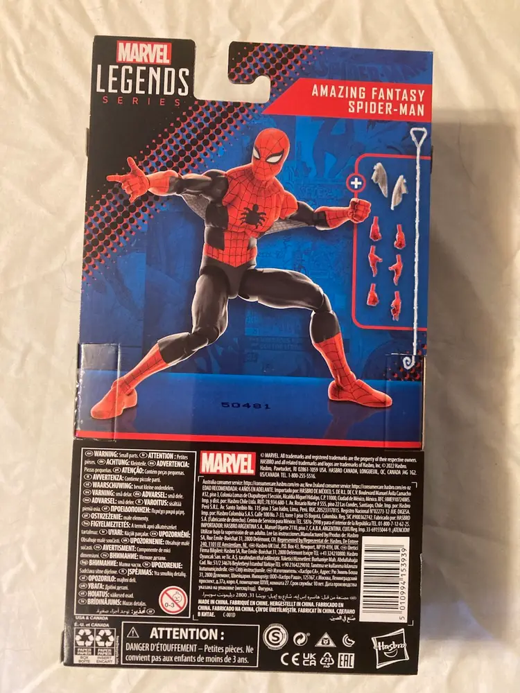 Hasbro Marvel Legends - Amazing Fantasy Spider-Man 6" Action Figure