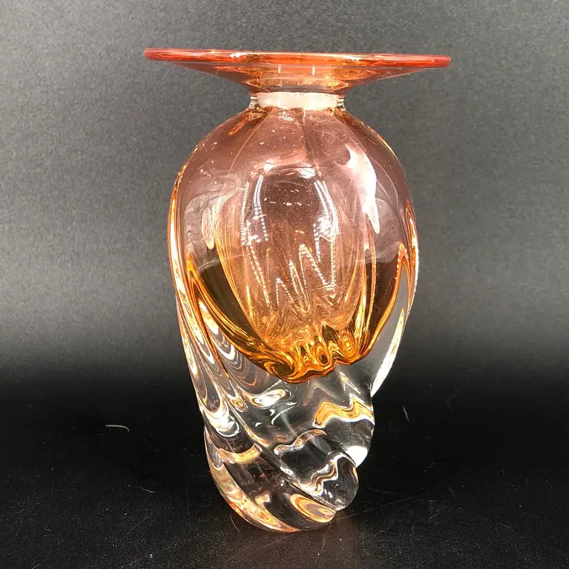 Hand-Blown Studio Art Glass Signed Michael Trimpol Perfume Bottle