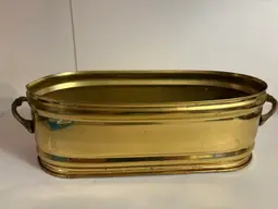 Vintage Bristol Brass Planter